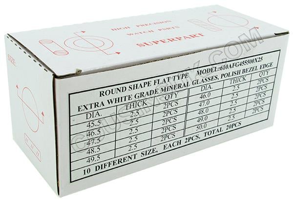 2.50mm (Ø45.50 to 50.00mm) Box Set