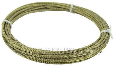 Lines, Brass Plated Steel