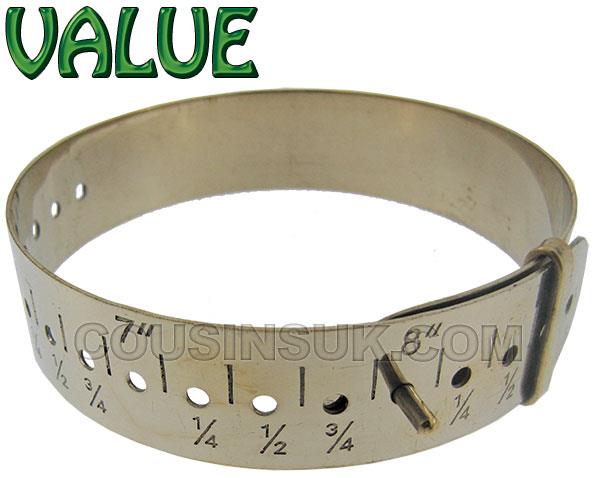 Metal Wrist Measuring (Band) Gauge, Imperial
