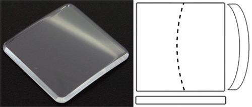 15.70mm x 15.70mm (H1.45mm x T1.00mm) Cartier Santos