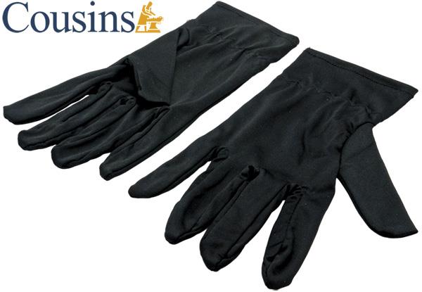 Black, Medium Microfibre Gloves