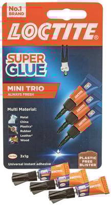 Superglue Mini Trio (1 Gram x 3)