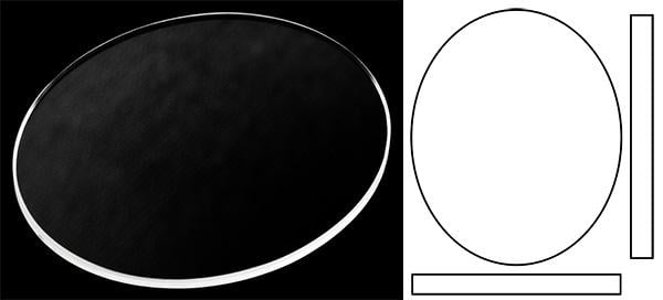 28.40mm x 24.30mm (T0.80mm) Patek Philippe Ellipse