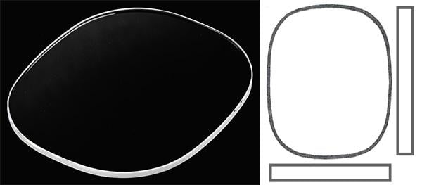 34.00mm x 28.80mm (T1.00mm) Patek Philippe
