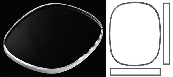 17.20mm x 14.70mm (T1.00mm) Patek Philippe Golden Ellipse