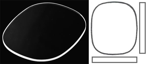 28.90mm x 23.75mm (T0.80mm) Patek Philippe Ellipse