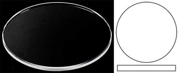 Ø26.90mm (Case Back Crystal x T1.25mm) Patek Philippe Annual Calendar