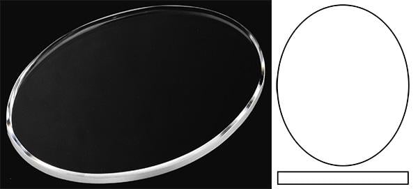 26.40mm x 19.90mm (T1.00mm) Patek Philippe Ellipse