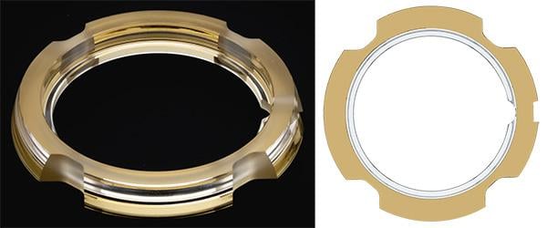 Ø40.60mm (Ø29.00mm x H5.00mm) Omega De Ville, Gold