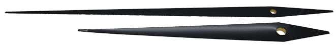 170mm (NEF) Black, Pointed