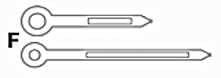 (F) Ø0.70 / Ø1.20 (12.5 & 8.5mm) GP