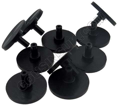 Centre Seconds Hand Caps (EF & NEF), Plastic (Ø10mm), Black