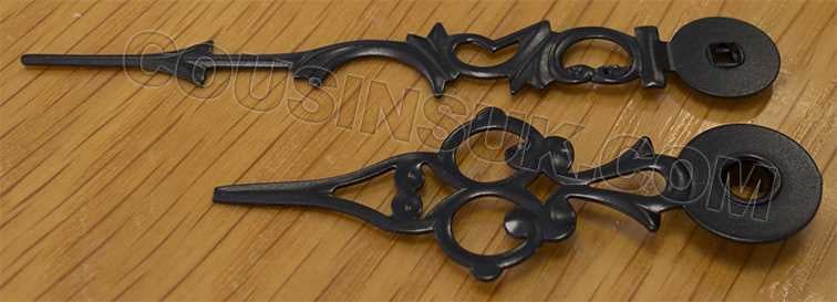 Serpentine Hands, Hermle (Raised Profile) (76 to 88mm)