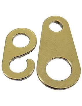 Chain Hook & Stop (Double Hole), Aluminium