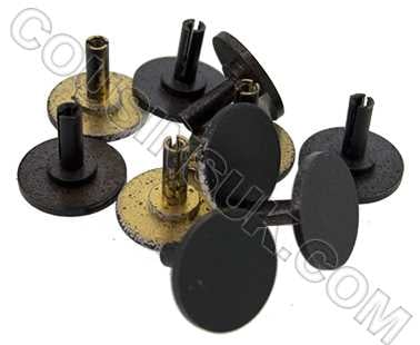 Centre Seconds Hand Caps (EF & NEF), Metal (Ø6mm) Black