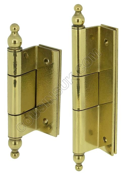 Hinges, Double Crank with Finial