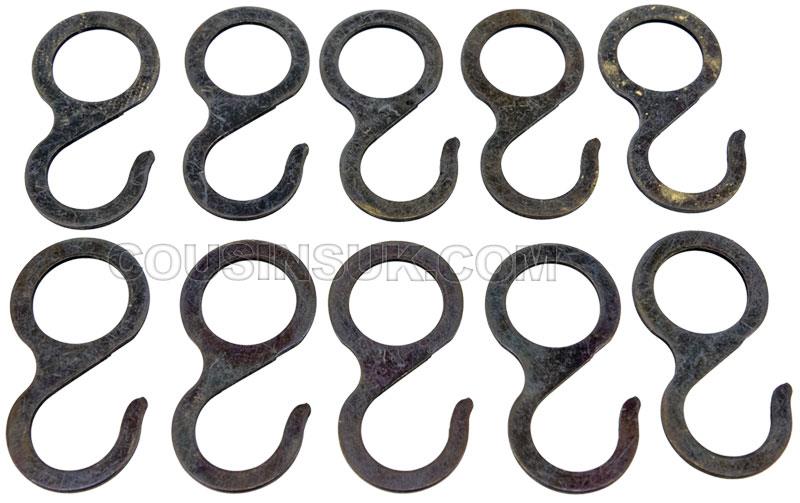 (1) Hook, Antique 25 x Ø9mm (0.80mm)
