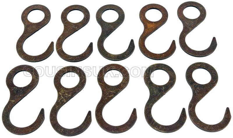 (3) Hook, Antique 27.5 x Ø7mm (0.80mm)
