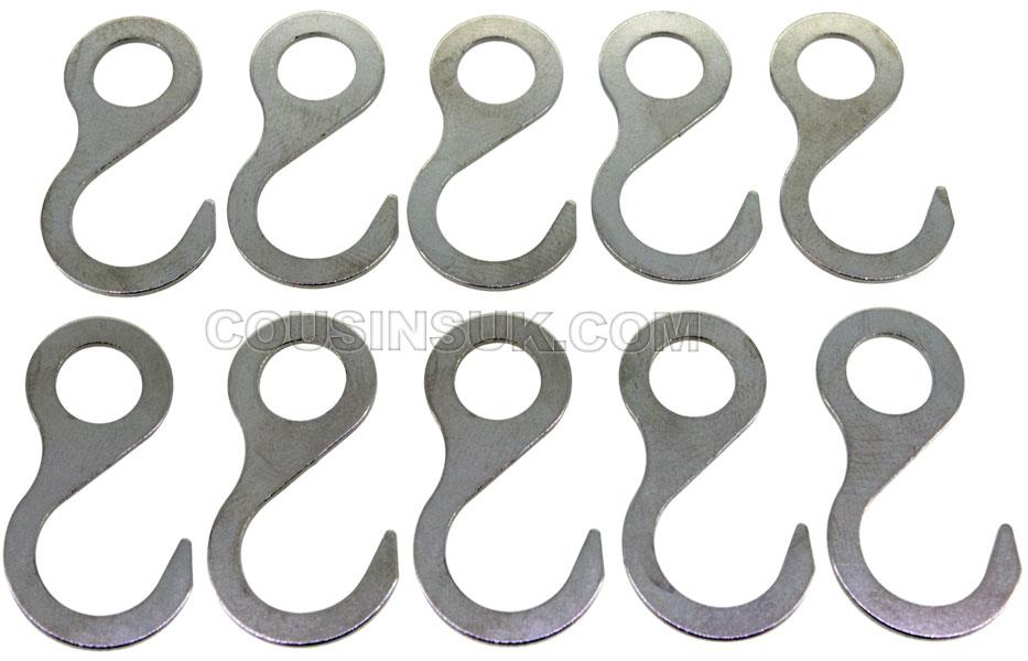 (7) Hook, Steel 25 x Ø9mm (0.80mm)