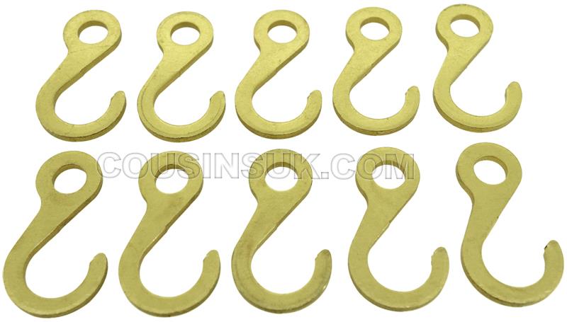 (5) Hook, Brass 25 x Ø5mm (1.50mm)