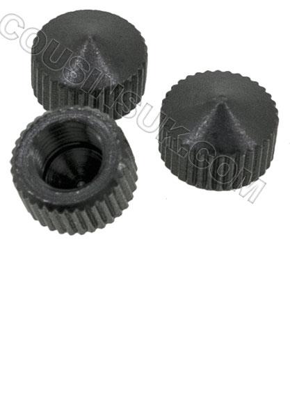 Minute Hand Nuts (Blind), Black (Ø5.60 x 3.70mm)