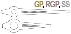 Baton Tapered (Pairs), Luminous