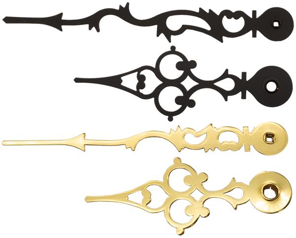Serpentine Hands, Hermle (Flat Profile) (63 to 120mm)