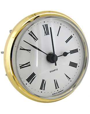 Ø66mm (Ø55mm), Gold Bezel & White Dial, UTS
