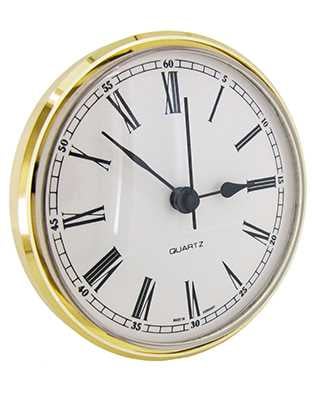 Ø85mm (Ø55mm), Gold Bezel & White Dial, UTS