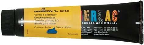 Blue Transfer Printing Ink, Bergeon 1691C