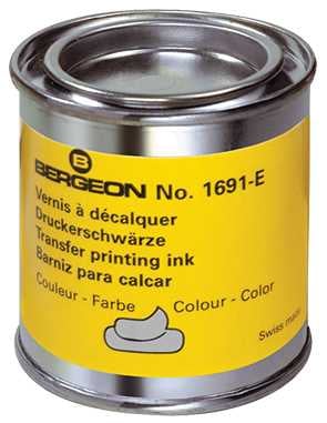 Silver Transfer Printing Ink, Bergeon 1691E