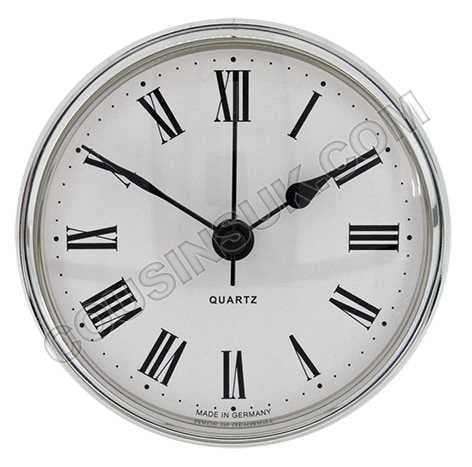 Ø72mm (Ø55mm), Silver Bezel & White Dial, UTS