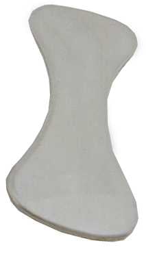 Silver (13mm) Fold Over
