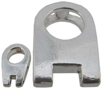 Silver (12 x 7 x 1.60mm) Tapered End