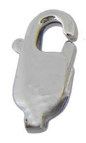 9ct White (10 x 3.85mm) Clasp, 0.40g*