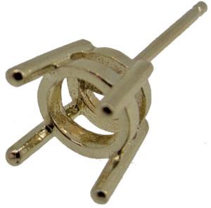 18ct Yellow (4.0mm) Setting