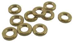 Minute Hand Nuts (Open), Brass (Ø6.00 x 1.60mm)