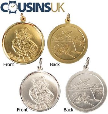 St. Christopher Pendants, Round
