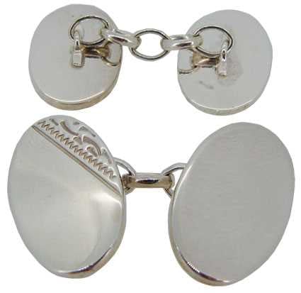 Oval, Engraved