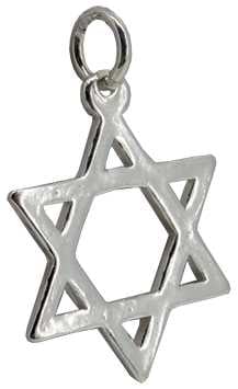Star of David (23mm) Silver