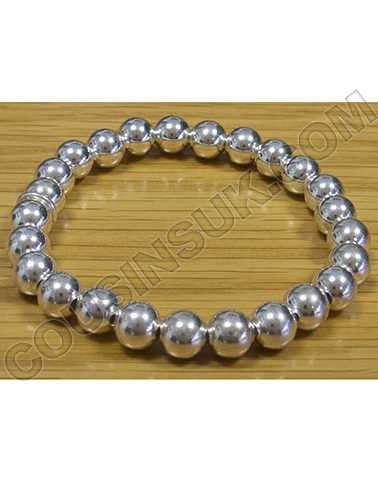 Ø8mm: Silver (x25) Silver Ring (x1)