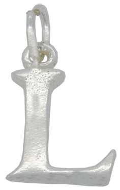 L - Silver "Chuncky" Initial
