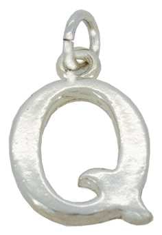 Q - Silver "Chunky" Initial