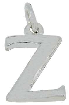 Z - Silver "Chunky" Initial