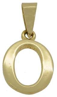 O - 9ct "Chunky" Initial