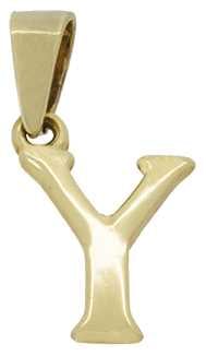 Y - 9ct "Chunky" Initial