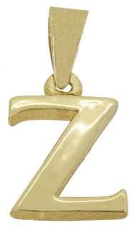 Z - 9ct "Chunky" Initial
