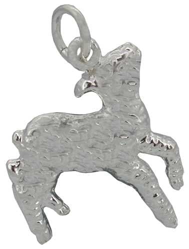 Lamb Silver Charm