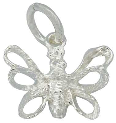 Butterfly Silver Charm
