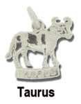 Taurus Silver Charm